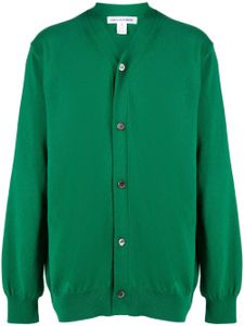 Comme Des Garçons Shirt cardigan en laine à col v - Vert