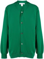 Comme Des Garçons Shirt cardigan en laine à col v - Vert - thumbnail