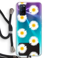 Margrietjes: Oppo A92 Transparant Hoesje met koord