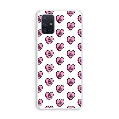 GIRL POWER: Galaxy A71 Transparant Hoesje
