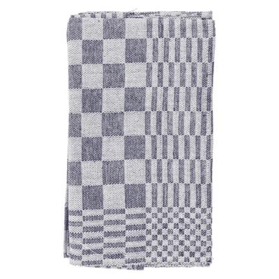 Theedoeken blok 60x65 blauw pak a 6 st.