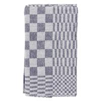 Theedoeken blok 60x65 blauw pak a 6 st.