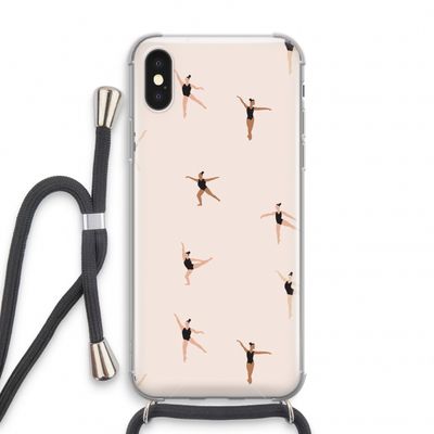 Dancing #1: iPhone XS Transparant Hoesje met koord
