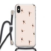 Dancing #1: iPhone XS Transparant Hoesje met koord