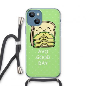 Avo Good Day: iPhone 13 mini Transparant Hoesje met koord