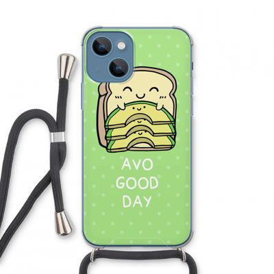 Avo Good Day: iPhone 13 mini Transparant Hoesje met koord