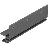 Montageprofiel 10 mm Grafietzwart - Keralit (2867)