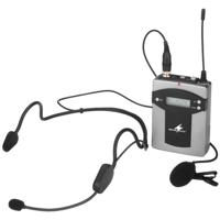 Monacor TXA-800HSE Spraakmicrofoon Headset Zendmethode:Radiografisch, Draadloos Metalen behuizing, Schakelaar Audio, stereo (3.5 mm jackplug), - thumbnail