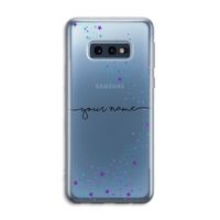 Sterren: Samsung Galaxy S10e Transparant Hoesje