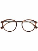 Mykita lunettes de vue Paulson à monture ronde - Marron