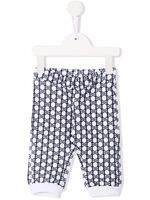 Balmain Kids pantalon de jogging à imprimé monogrammé - Blanc