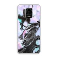 Pastel zwart: Xiaomi Redmi Note 10 Lite Transparant Hoesje