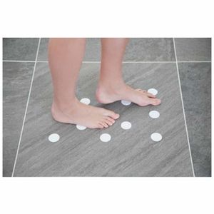Aqua Safe Anti Slip Bad en Douche - Rondjes - Wit | Tenura