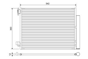 Valeo Airco condensor 822636