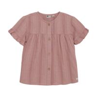 Daily7 Zomer shirt meisjes - roze - ruffel - thumbnail