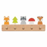 Goki houten kapstok bosvrienden