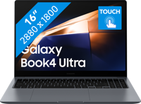 Samsung Galaxy Book4 Ultra Laptop 40,6 cm (16") Touchscreen WQXGA+ Intel Core Ultra 7 155H 16 GB LPDDR5x-SDRAM 1 TB SSD NVIDIA GeForce RTX 4050 Wi-Fi 6E (802.11ax) Windows 11 Home Grijs - thumbnail