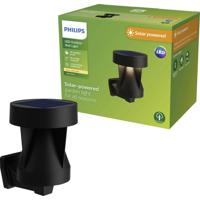 Philips LED Avery 929004658901 Wandlamp op zonne-energie met bewegingsmelder LED 1.8 W Zwart