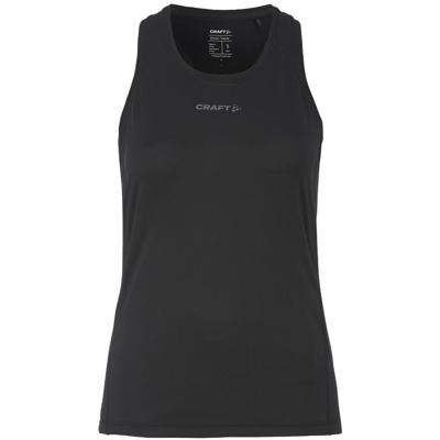 Craft ADV Essence hardloop singlet 2 zwart dames L Craft ADV Essence hardloop singlet 2 zwart dames L