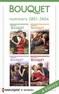Bouquet e-bundel nummers 3801-3804 (4-in-1) - Lynne Graham, Maisey Yates, Chantelle Shaw, Caitlin Crews - ebook