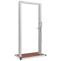 The Living Store Douchepaneel - RVS - Multifunctioneel - 210 cm - Geborstelde afwerking