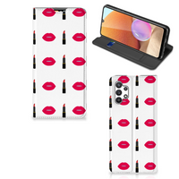 Samsung Galaxy A32 4G | A32 5G Enterprise Editie Hoesje met Magneet Lipstick Kiss - thumbnail