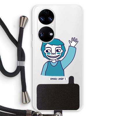 Zwaai: Huawei P50 Transparant Hoesje met koord