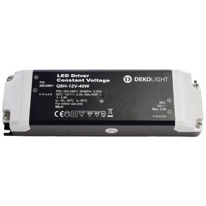 Deko Light BASIC, CV, Q8H-12-40W LED-driver Constante spanning 40 W 0 mA - 3.3 A 12 V 1 stuk(s)