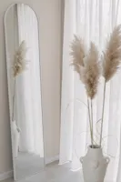 Boogspiegel 180×40 cm - Mat Wit