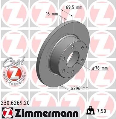 Remschijf Coat Z 230626920