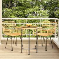 3-delige Tuinset poly rattan