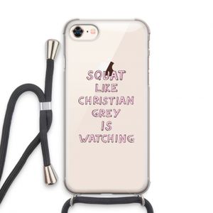 Christian Grey: iPhone 7 Transparant Hoesje met koord
