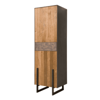 Tower Living Opbergkast 'Ora' Rechts, Teakhout, 182 x 57cm