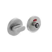 Intersteel WC slot rond met stiftbediening geborsteld RVS