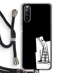 Musketon Painter: Sony Sony Xperia 10 III Transparant Hoesje met koord