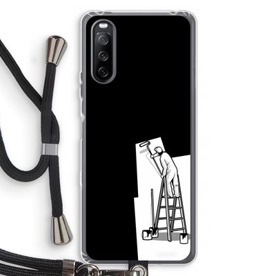 Musketon Painter: Sony Sony Xperia 10 III Transparant Hoesje met koord