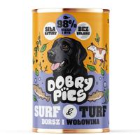 DOBRY PIES Surf & Turf Trout and wild beef - natvoer voor honden - 400g