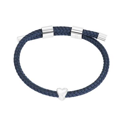 iXXXi Armband Cosy Heart Blauw | Zilver