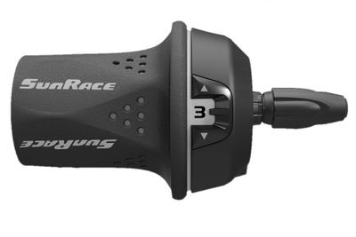 SunRace TSM21 Draaiversteller 3S Links - Zwart