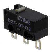 Omron D2F-01-D3 Microschakelaar 30 V/DC 0.1 A 1x aan/(aan) 1 stuk(s) Bag - thumbnail