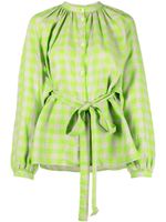 Henrik Vibskov blouse imprimée à manches longues - Vert