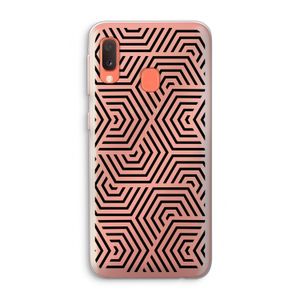 Magic pattern: Samsung Galaxy A20e Transparant Hoesje
