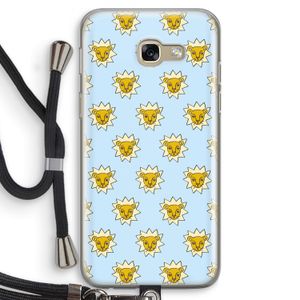 Leeuwenkoppen: Samsung Galaxy A5 (2017) Transparant Hoesje met koord