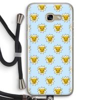 Leeuwenkoppen: Samsung Galaxy A5 (2017) Transparant Hoesje met koord