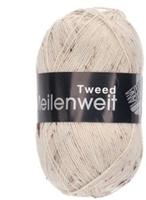 Lana Grossa Meilenweit 100 Tweed 106 Natuur Gemeleerd