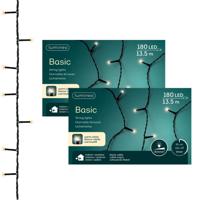 Kerstverlichting - 2x - warm - wit - buiten - 180 lampjes - 13,5 meter Kerstverlichting - 2x - warm - wit - buiten - 180 lampjes - 13,5 meter