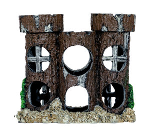 Superfish Deco Round Castle L Aquarium Decor - Handgeschilderd, Milieuvriendelijk & Veilig