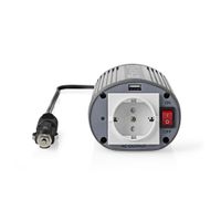 Nedis PIMS15012 Stroomomvormer Gemodificeerde Sinusgolf 12 V Dc - 230 V Ac 150 W 1x Schuko / 1x Usb-uitgang - thumbnail