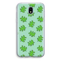 Groene blaadjes: Samsung Galaxy J5 (2017) Transparant Hoesje