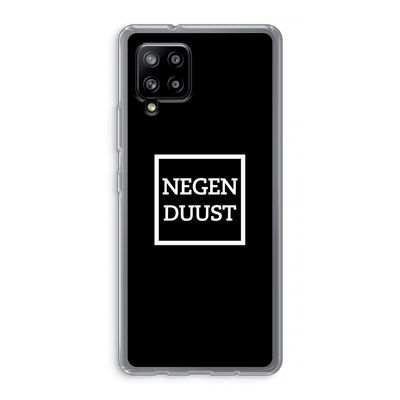 Negenduust black: Samsung Galaxy A42 5G Transparant Hoesje